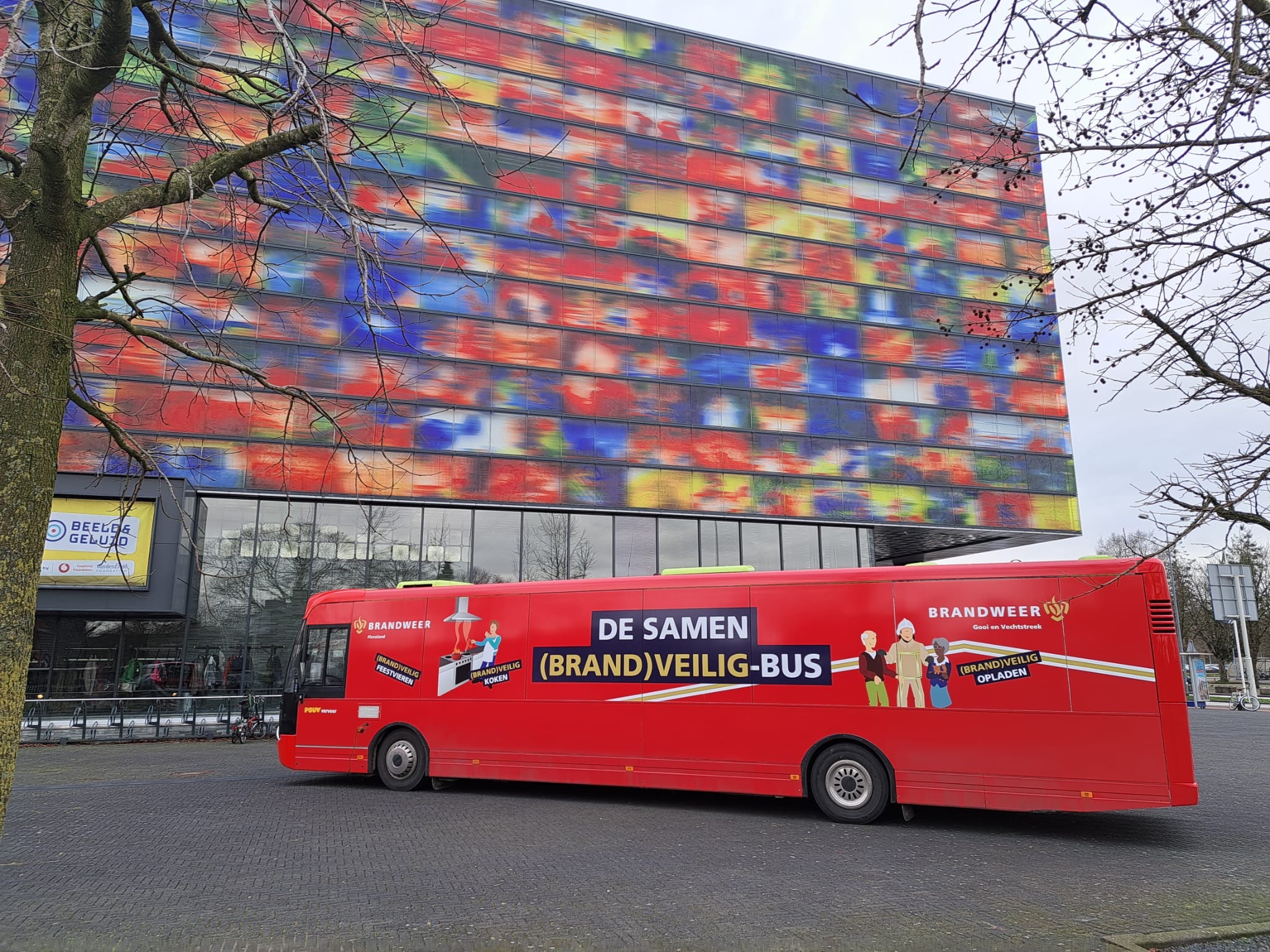 De belevingsbus bij Beeld en Geluid in Hilversum